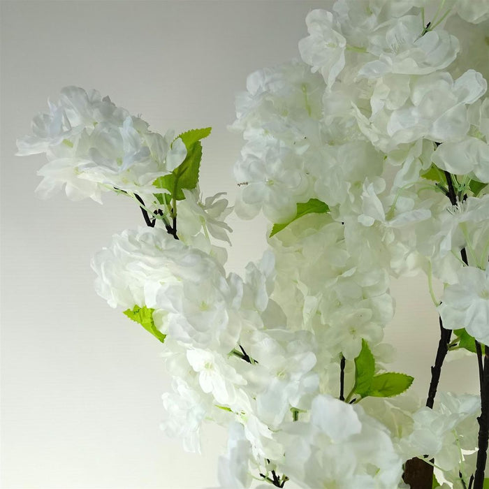 150cm Artificial White Blossom Tree