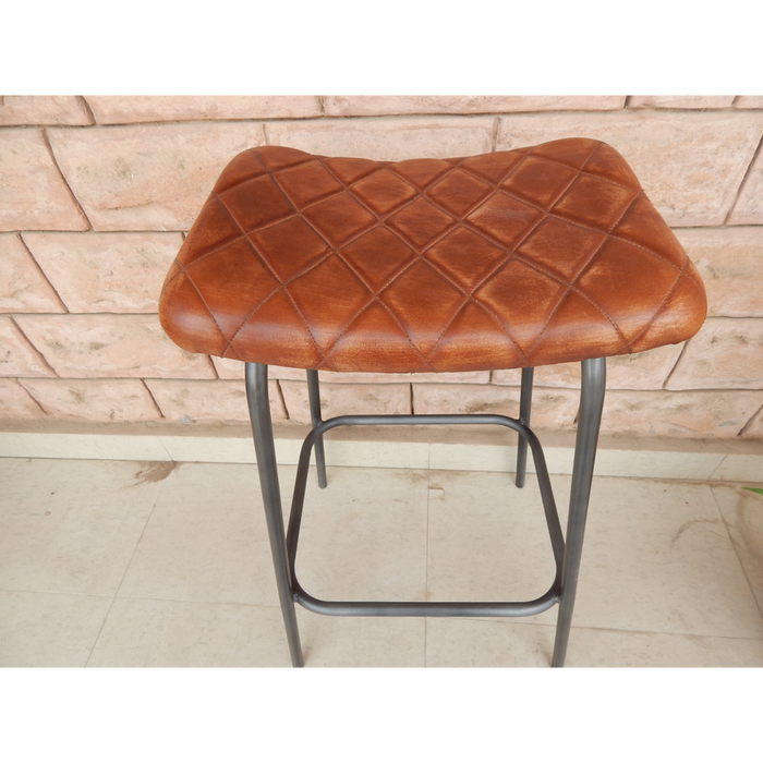 Premium Leather Stool - 78CM Height