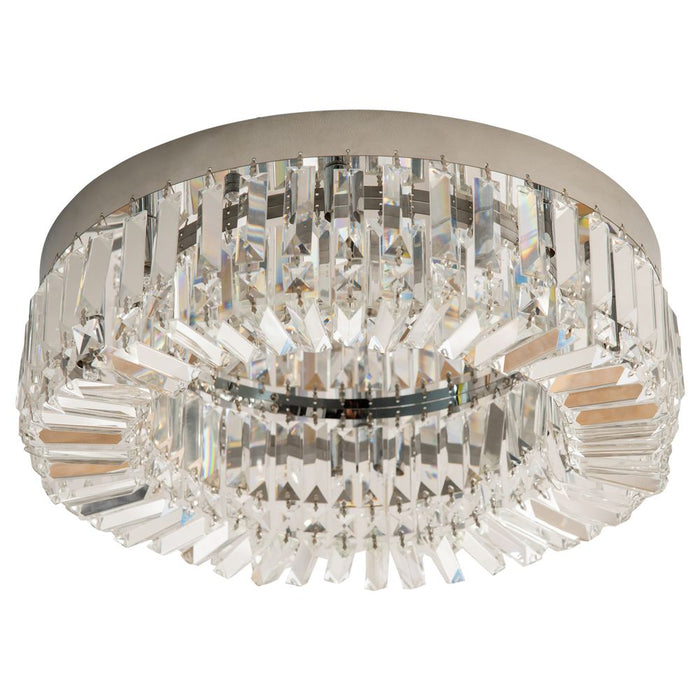 Sparkling Crystal Chandelier - Elegant Stainless Steel Pendant Lighting