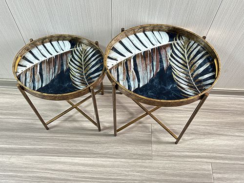 45/53CM SET 2 OVAL TABLE