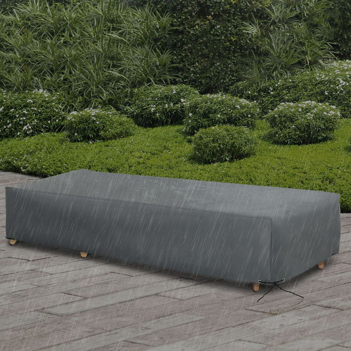 Waterproof & UV Resistant 200x73cm Garden Furniture Cover - High Quality Oxford Fabric