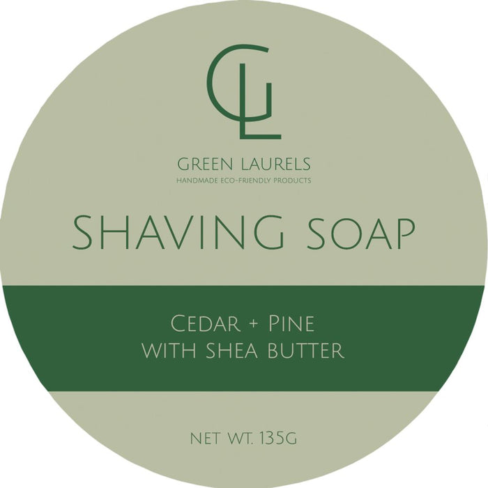 Premium Shaving Soap - Eucalyptus, Tea Tree, Peppermint, Leather, Tobacco, Lemongrass, Lime, Cedar & Pine Scents - Long-lasting & Moisturizing - 135G Tin