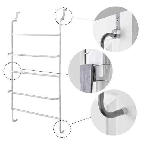 5 Tier Over Door Bar In Powder Coating