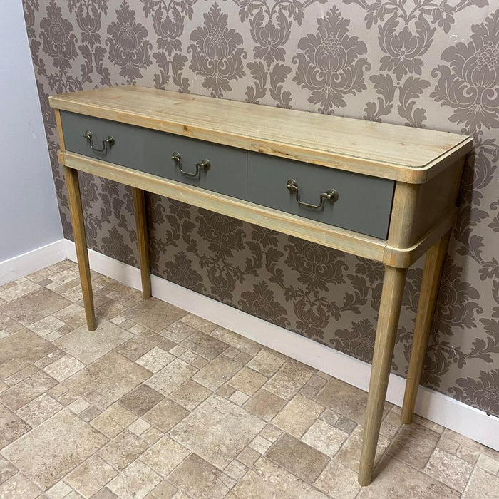 Stunning 120CM Wooden 3 Drawer Hall Table - Hand Finished, Quality Guaranteed!