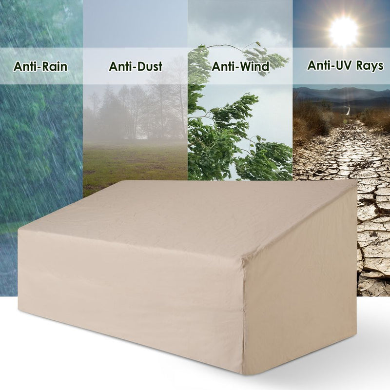 High Quality Waterproof Furniture Cover - Protects 3 Seat Sofa from Rain, Snow & Dust - Easy to Clean