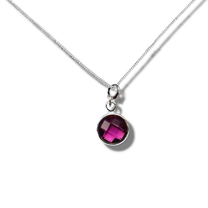 Stunning February Birthstone Necklace - Purple