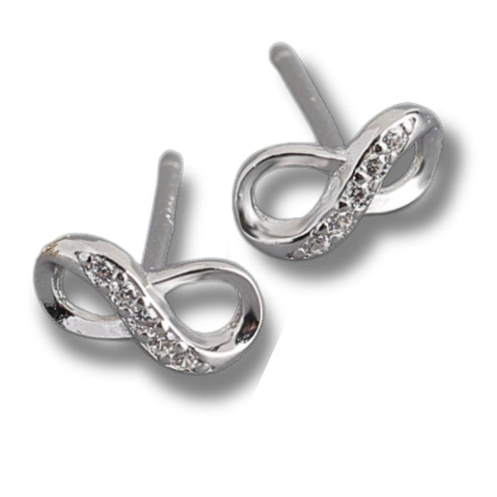 Infinity Stud Earrings | Ideal Birthday or Christmas Gift