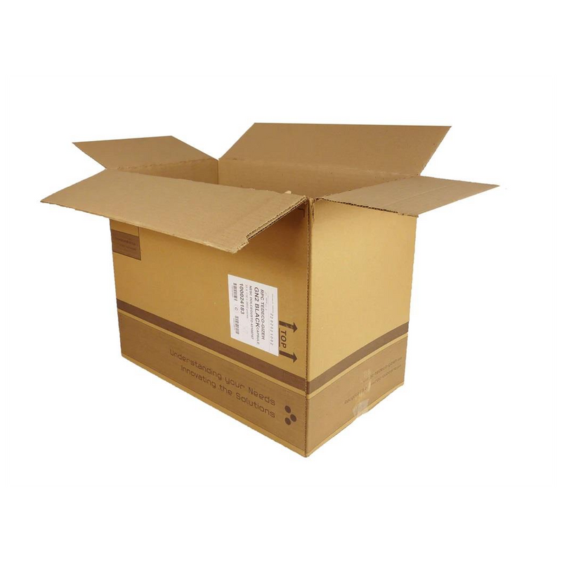 Premium Quality Used Printed Single Wall Box 48cm - Strong & Versatile Shipping Solution