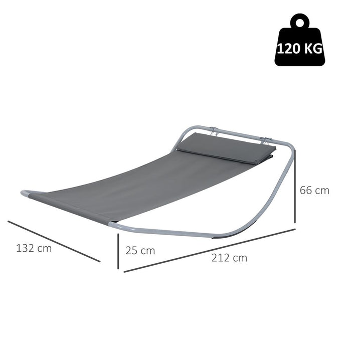 Outdoor Rocking Bed Hammock-Grey