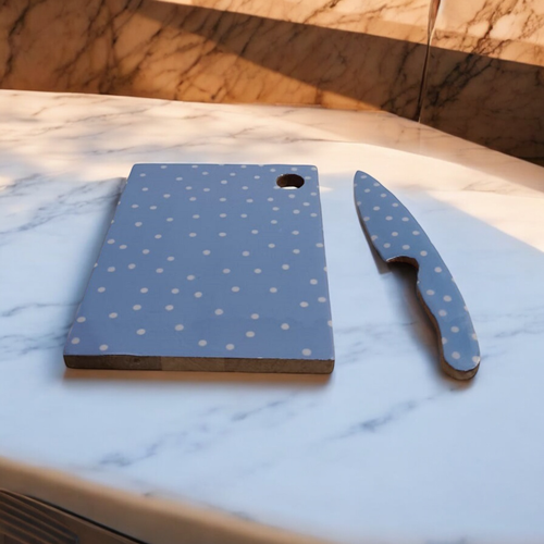 23CM CHOPPING BOARD WITH KNIFE