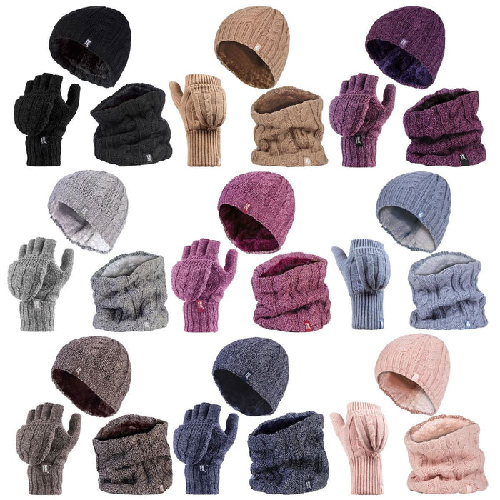 Heat Holders - Ladies Set - Hat / Converter Glove / Neckwarmer