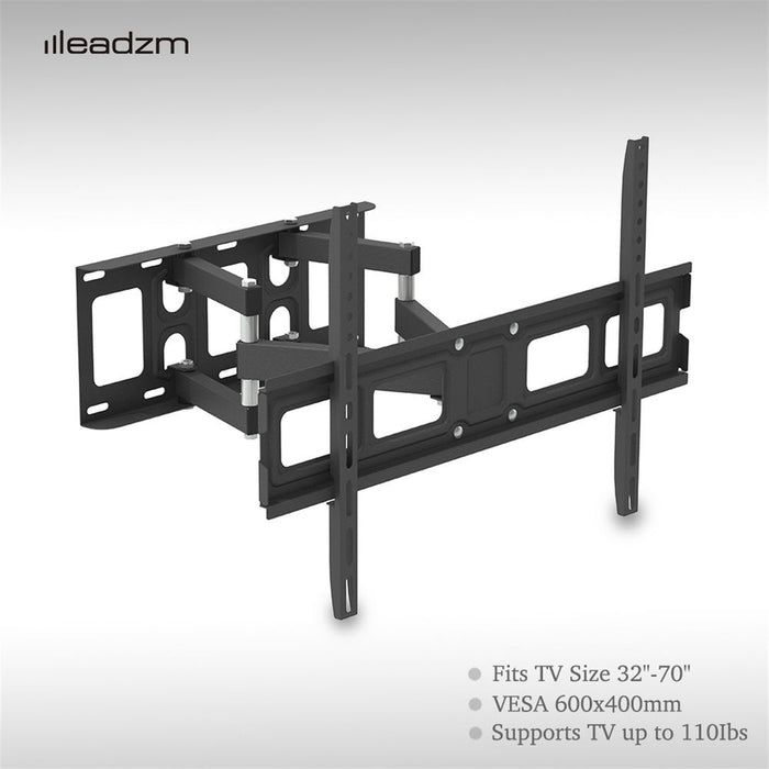 32-70 Inch Double Pendulum Large Base TV Stand Tmds-101 Bearing 50Kg/Vese600*400/Upper And Lower-10~ 10°