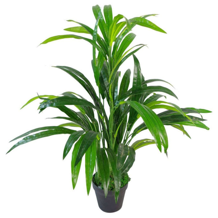 UK Realistic Large Artificial Foliage Plant - 65cm Leaf Design with Pot