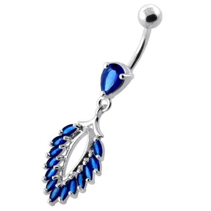 Fancy Jeweled cute belly button ring