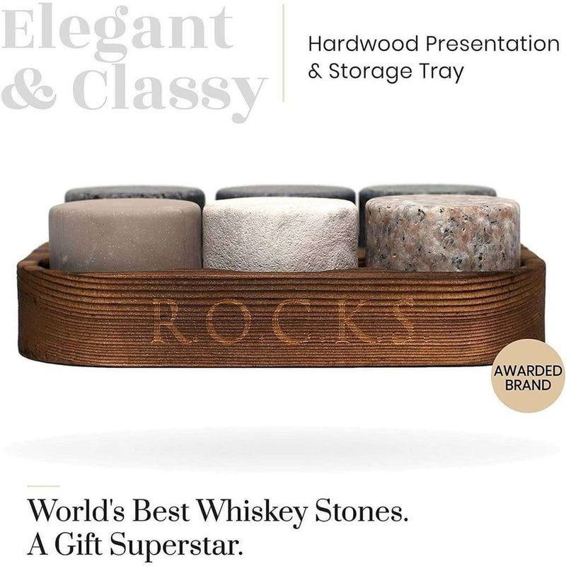 The Original Rocks - 6 whiskey stones