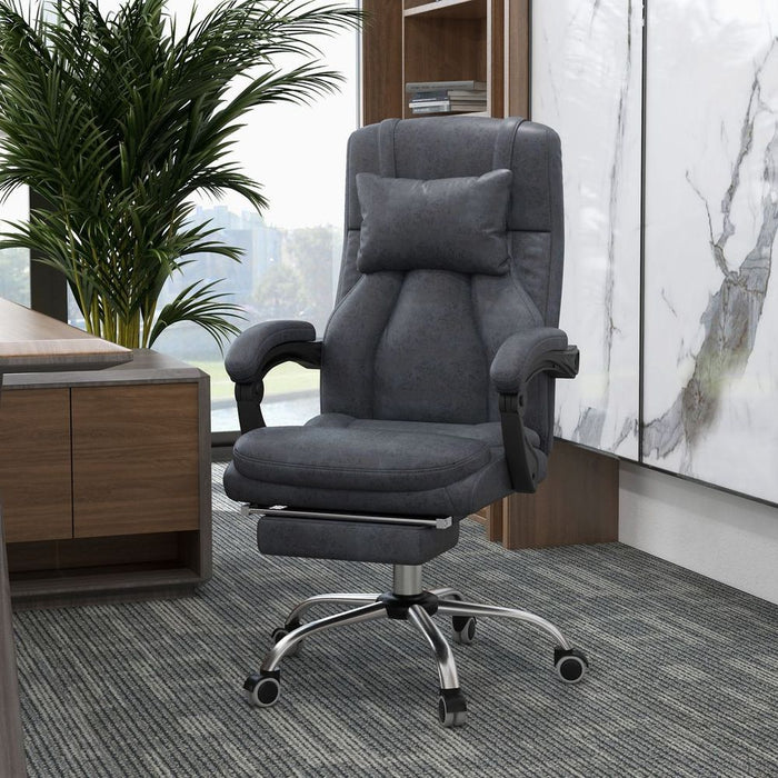 Premium Vinsetto High Back Massage Office Chair - Remote, Vibration, Headrest