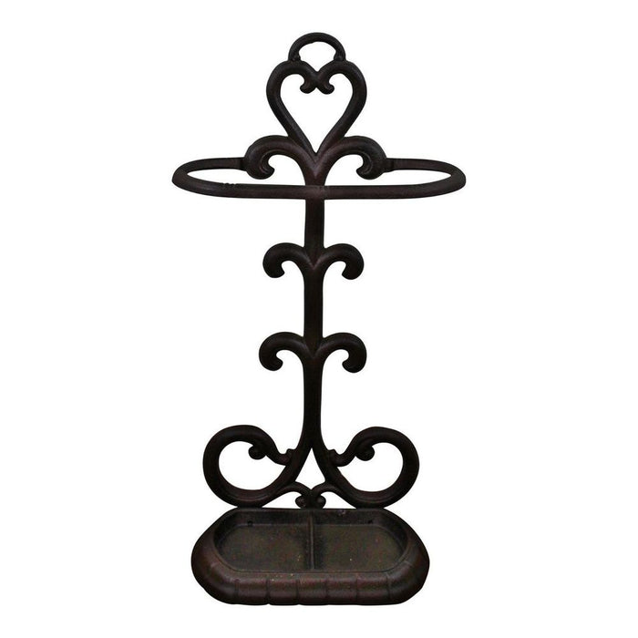 Premium Rustic Cast Iron Umbrella Stand - Durable, Stylish, Minimalist Design - Perfect for Hallways - Easy Assembly - 16 x 55.5 x 29cm