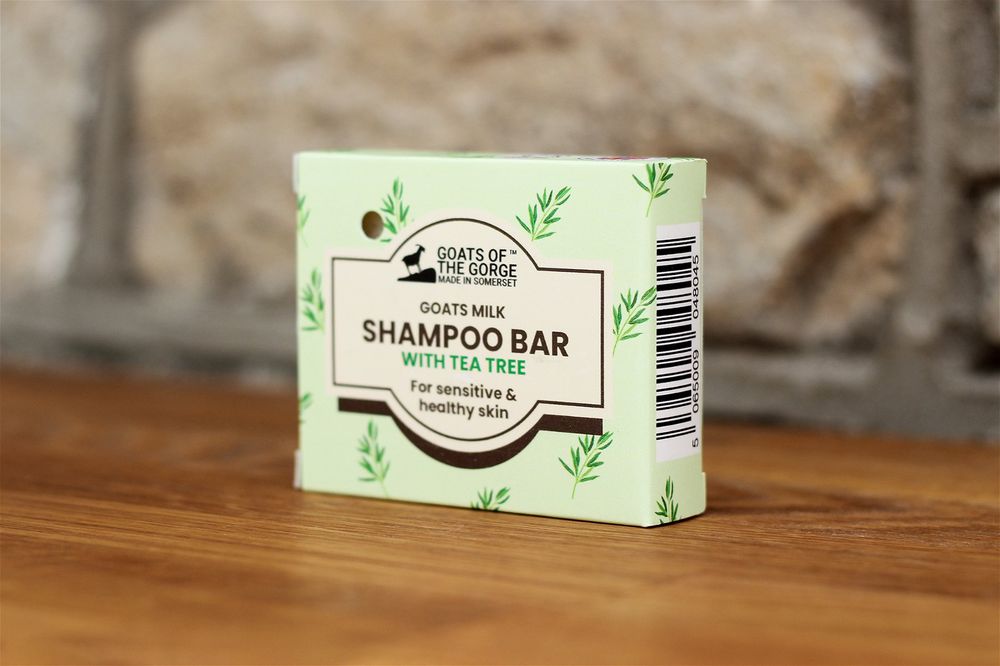 Premium Goats Milk Shampoo Bar | Tea Tree Oil | Moisturizing & Rejuvenating | Best Quality