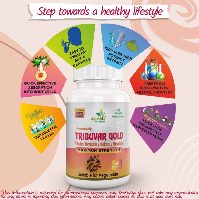 Premium Tribulus Terrestris Extract Capsules - High Quality and Trusted Source - Boost Performance Naturally