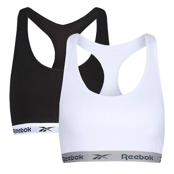 Reebok Women's 2 Multi-Pack Frankie Crop Top, Choice of Size & Colour