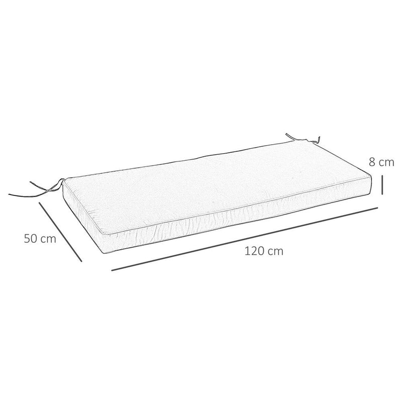Premium Outdoor Seat Cushion - Waterproof & Stain Resistant - Transform Your Garden Bench - Shop Now!