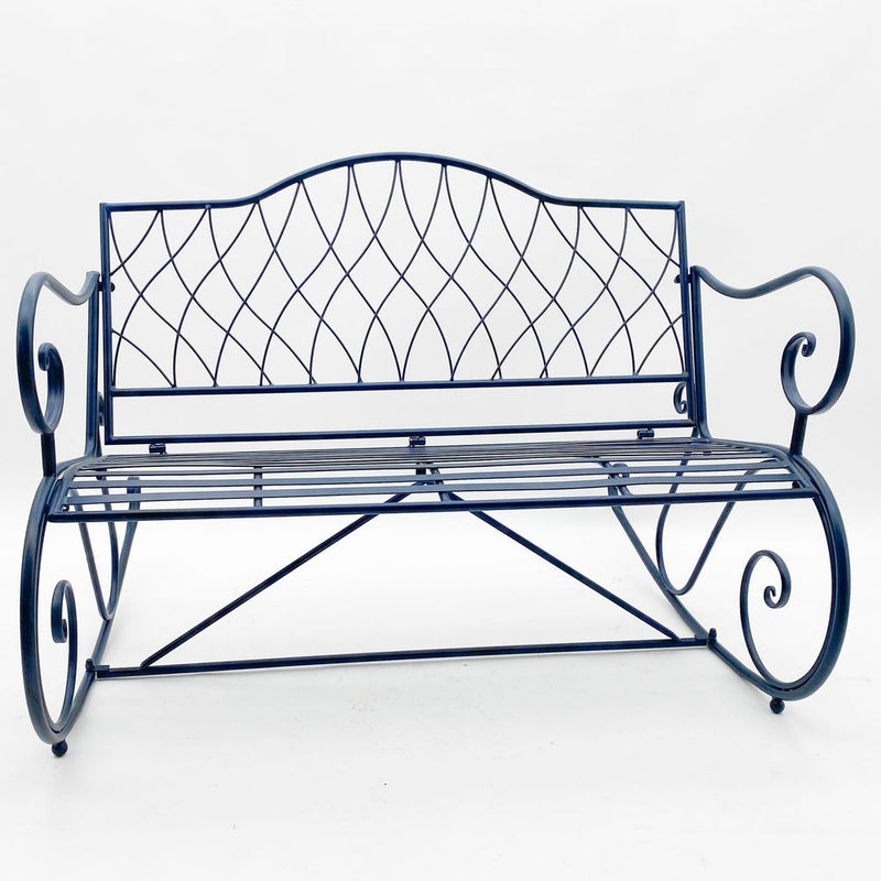 Premium Blue Bench: 115cm, 2-Seater, High-Quality