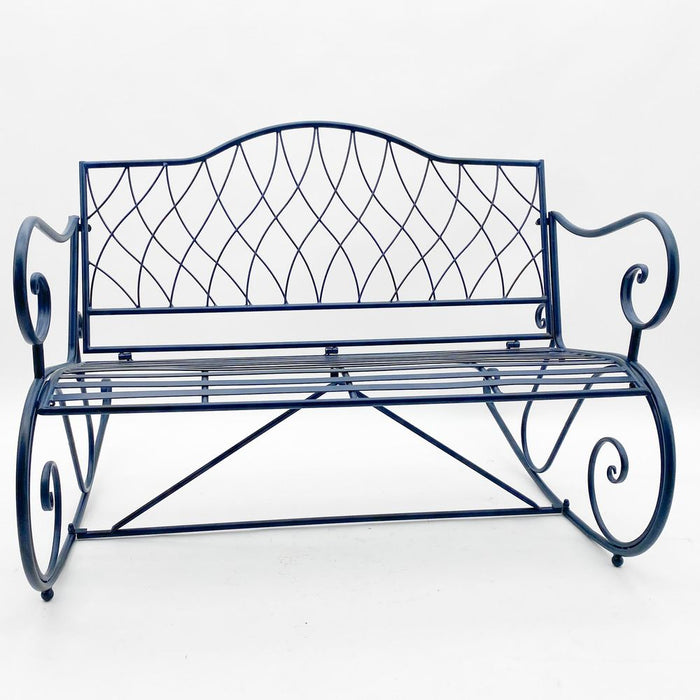 Premium Blue Bench: 115cm, 2-Seater, High-Quality