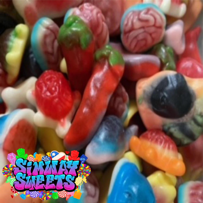 Sweet Sensation: Jelly Filled Pick N Mix Party Favours - Bulk Buy, 1kg