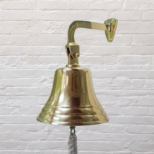 5" BRASS WALL BELL