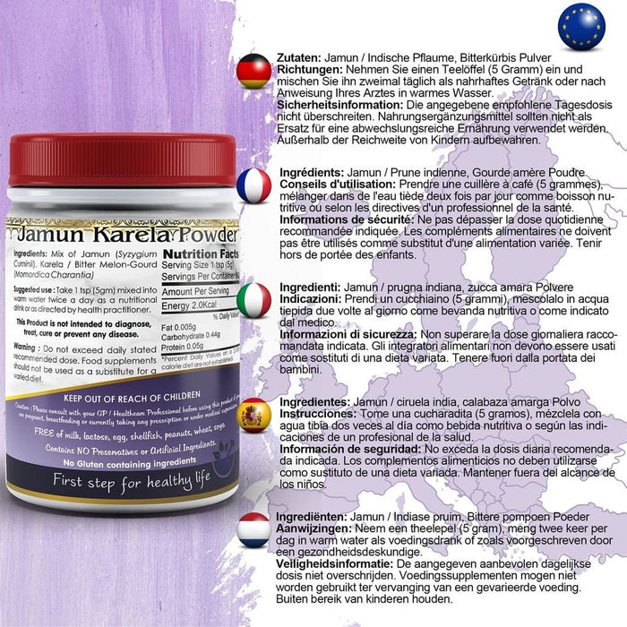 Premium Jamun Karela Powder - All-Natural Ayurvedic Blend for Optimal Wellness