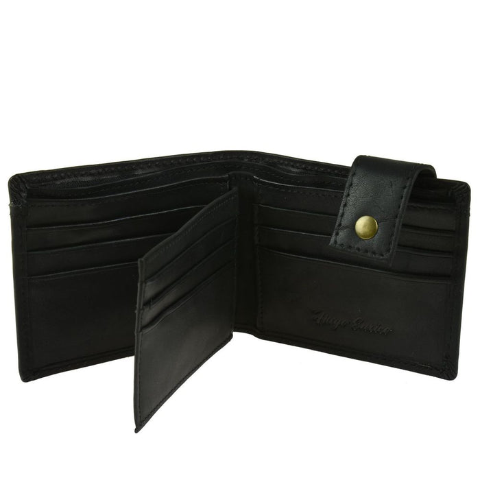 Hugo Enrico Stud Strap Wallet - Black Design 13