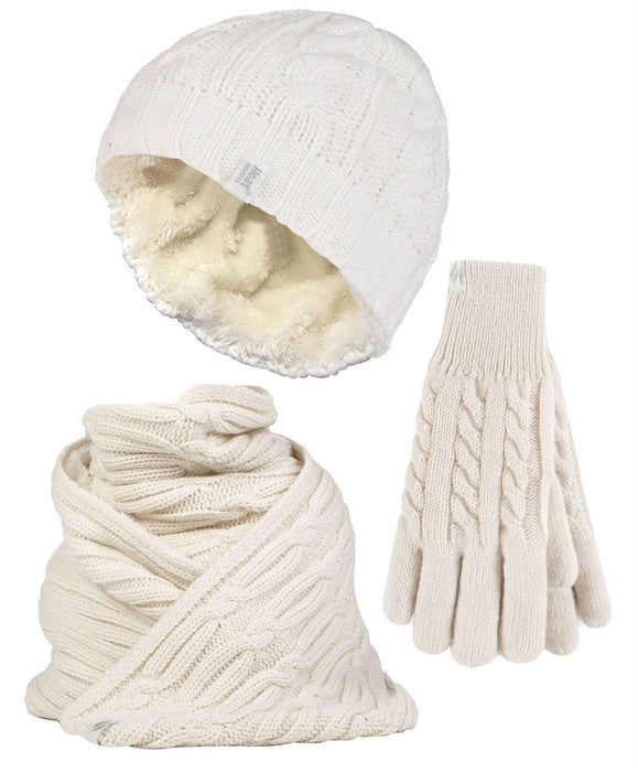 Heat Holders - Ladies Hat, Scarf & Gloves Set