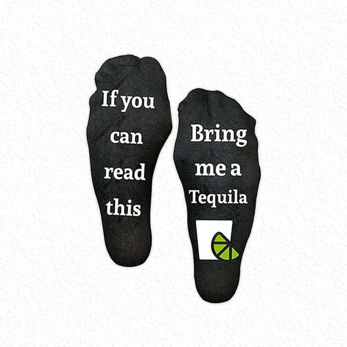 Funny Tequila Socks - Bring me a Tequila - Size 4-7