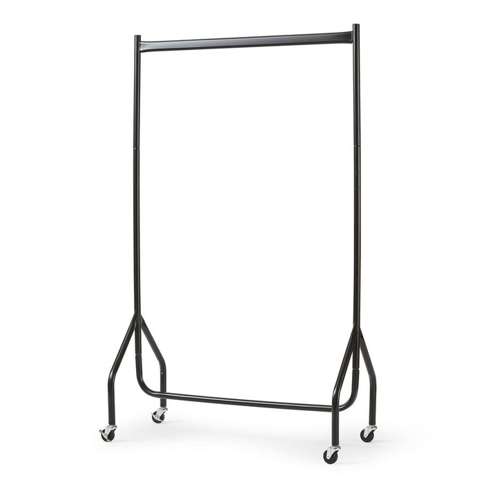 Premium Black Metal Clothes Rail - 3ft x 5ft - High Quality & Heavy Duty