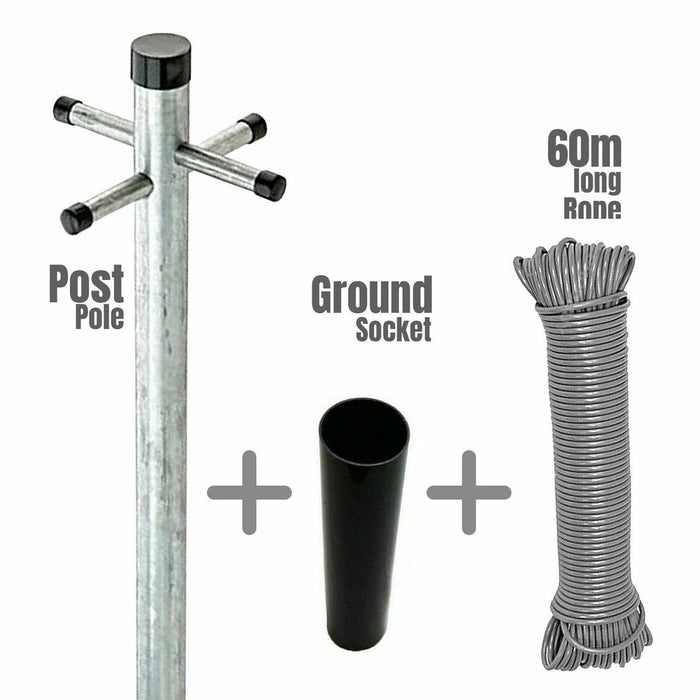 Ultra-Durable Galvanised Clothes Pole: Quality Delivered