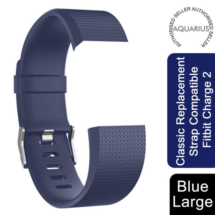 Fitbit Charge 2 Classic Adjustable Replacement Straps - Small | Large