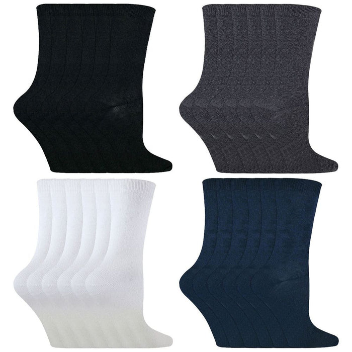 Soft & Cozy 6 Pairs Kids Bamboo Socks - Hypoallergenic, Moisture Wicking, Odorless - Sizes 12-3 & 9-12 - Sock Snob