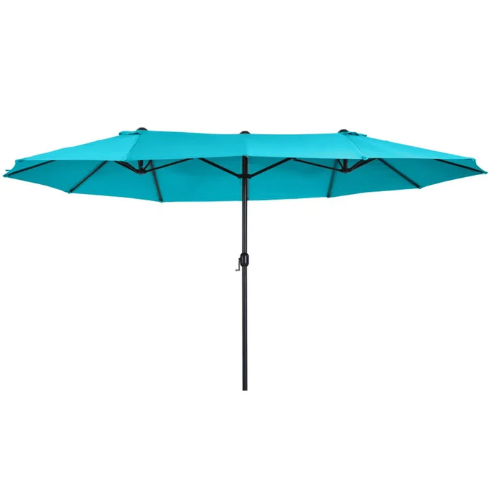 High-Quality 4.6M Patio Umbrella - Sun Shade Canopy in Blue - Outsunny