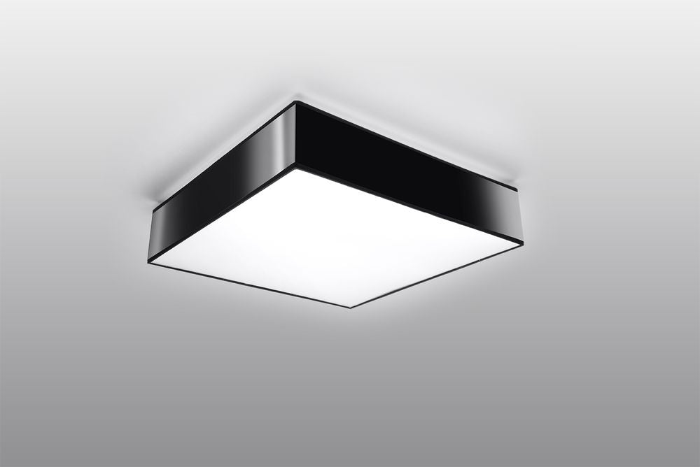 Premium Black Square LED Wall Lamp for Modern Homes - High-Quality, Loft Design, E27