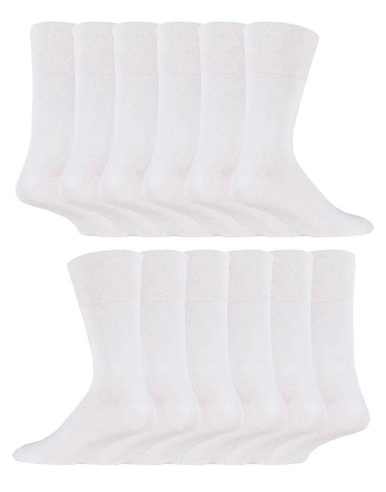 IOMI Footnurse - 12 Pairs Mens Diabetic Socks