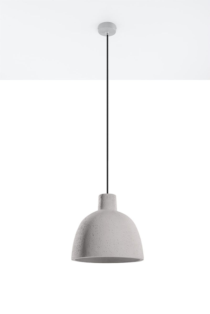Sollux Lighting DAMASO Concrete Pendant Light, White