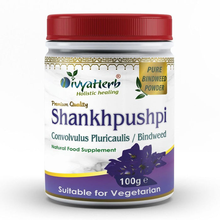 Premium Shankhpushpi Powder - Boost Memory, Enhance Brain Function | Ayurvedic Herb with Wide Therapeutic Benefits