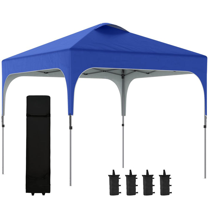 Premium 3x3M Pop Up Gazebo in Blue - Easy Setup, Portable Design, UV50+ Protection