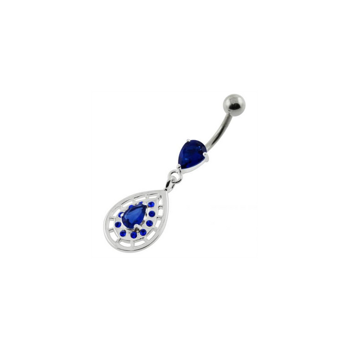 Tear Drop Patten Navel Belly piercing