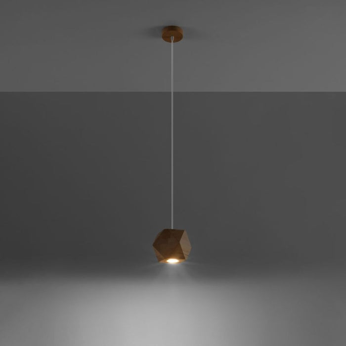 WOODY Pendant Lamp - Scandinavian Design, Wood, GU10