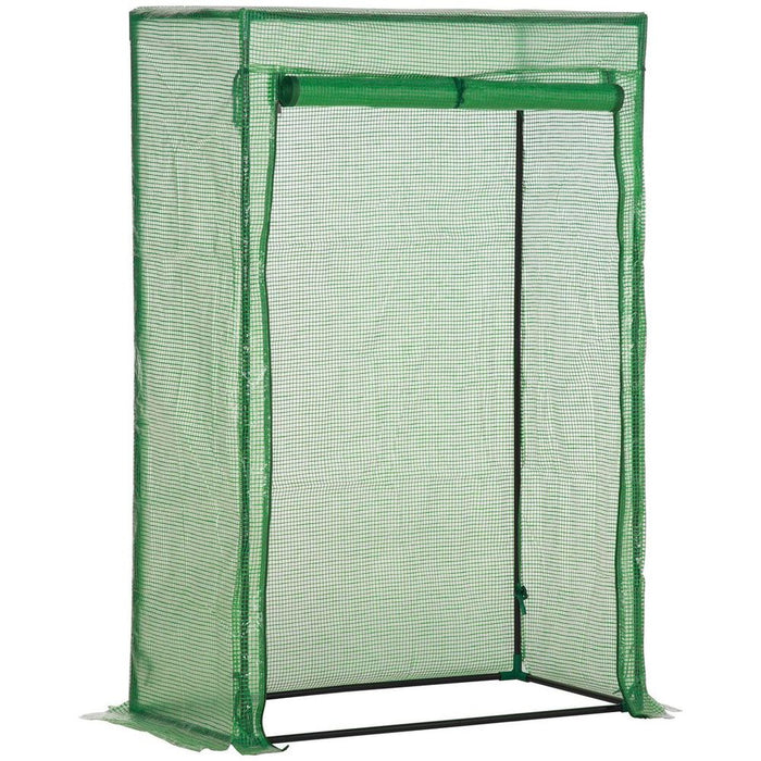 High-Quality 100x50x150cm Greenhouse PE Cover, Zipper Door, Outdoor, Green