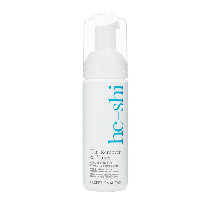 He-Shi Tan Remover & Primer 150ml - Exfoliating Foam for Fake Self Tan