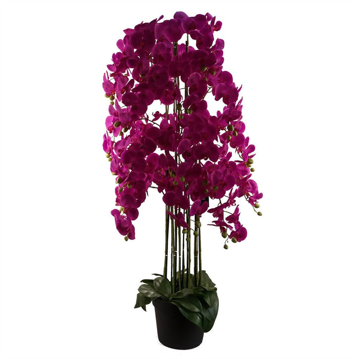 150cm Giant Purple Orchid Plant Artificial REAL TOUCH 189 flowers - Best Quality