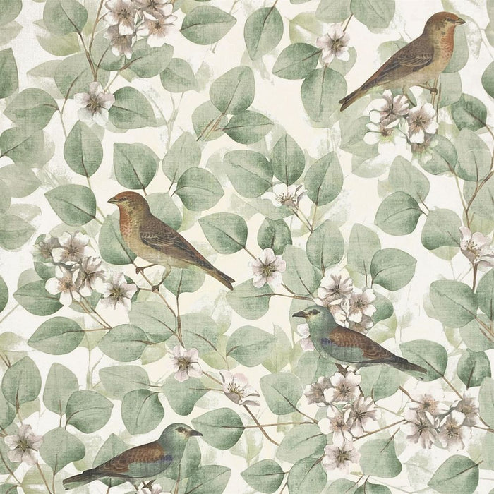 Blooming Beauty: Birds & Blossoms Green sw12 - Premium Quality Guaranteed