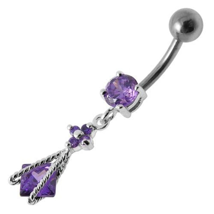 Fancy  Dangling Navel Body Jewelry Ring